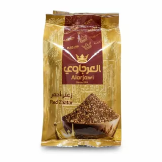 Alarjawi Red Zaatar in packet displaying spice blend