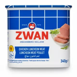 Zwan Chicken Luncheon Meat 340g tin front