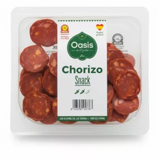 Packaged Oasis de Djerba Halal Turkey Chorizo Snack slices