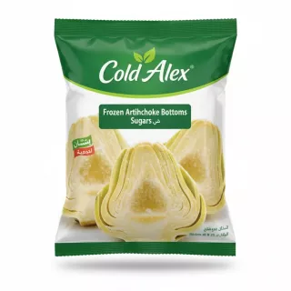 Cold Alex Frozen Artichoke Bottoms packaging front view