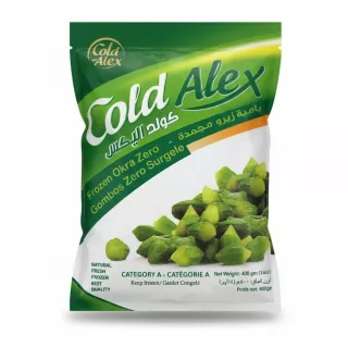 Cold Alex Frozen Okra Zero pack front view