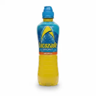 Lucozade Sport Orange bottle front view
