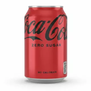 330ml can of Coca-Cola Zero Sugar