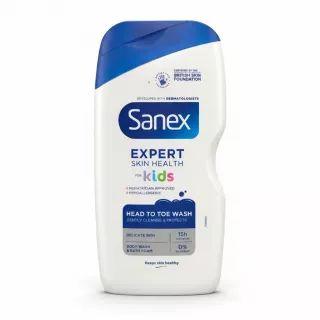 Sanex Expert Skin Health Kids Head to Toe Wash front bottle