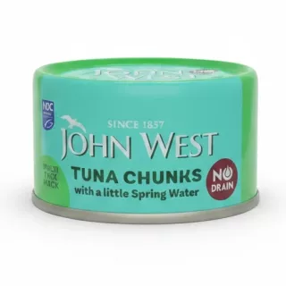 John West Tuna Chunks can side view