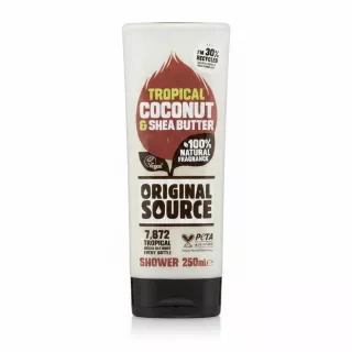 Original Source Tropical Coconut & Shea Butter Shower Gel front view