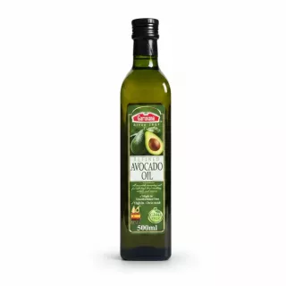 Garusana refined avocado oil 500ml bottle front label