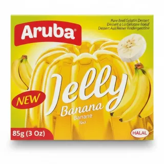 Aruba Banana Jelly dessert box front view