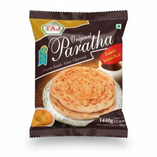 package of Taj Original Paratha frozen flatbread