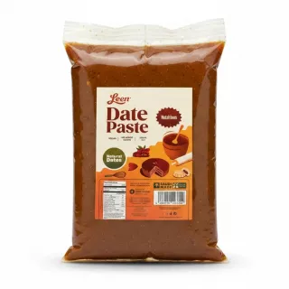 Leen Date Paste natural dates nutrition label front