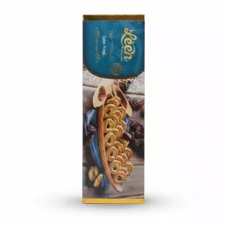 Box of Leen Dates Rings showing the product design