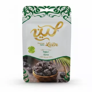 Leen Premium Ajwa Dates front packaging