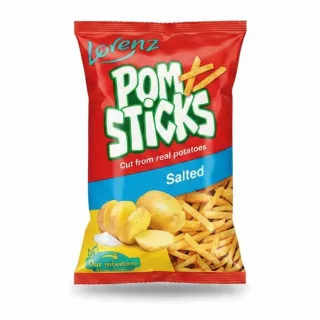 Packet of Lorenz Pom Sticks Salted snack