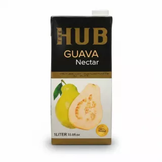 The Hub Guava Nectar 1 litre carton front view