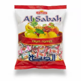 Al Sabah Fruit Toffee Candy assorted individually wrapped pieces