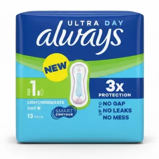 Always Ultra Day Light Pads front pack view