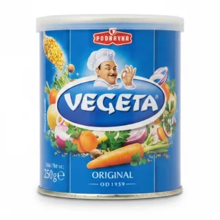 Podravka Vegeta Original seasoning tin 250g front view