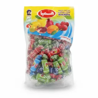 Hampa Healthy Fruit Bars assorted individually wrapped candies in clear packaging