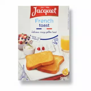 Jacquet French Toast golden crispy rusks box front
