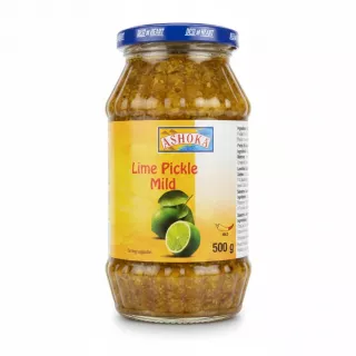Jar of Ashoka Mild Lime Pickle front view