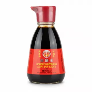 Double Happiness Light Soy Sauce 150ml bottle front label