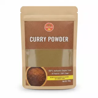 Naturi Fresh transparent pouch containing curry powder