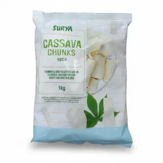 Surya Cassava Chunks Yuca frozen pack front view