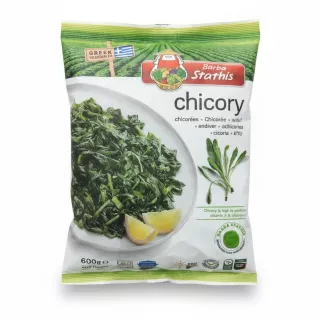 Barba Stathis Chicory frozen vegetable pack front