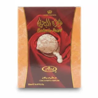 Al Rehab Bahrain Pearl concentrated perfume box with pearl and rose design