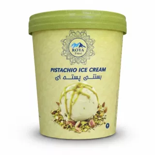 Roya Frost Pistachio Ice Cream tub front view