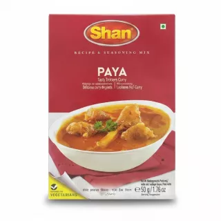 Shan Paya Tasty Trotters Curry seasoning mix box front