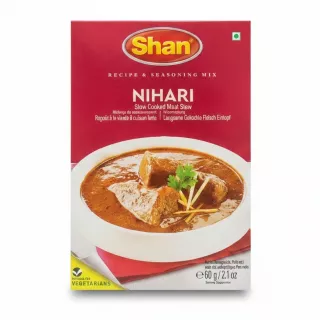 Shan Nihari seasoning mix packaging front