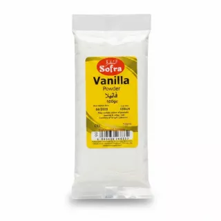 Packet of Sofra Vanilla Powder 100g
