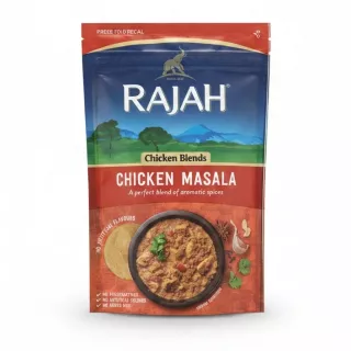 Rajah Chicken Masala spice blend front packaging