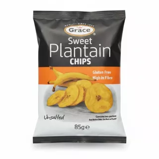 Grace Sweet Plantain Chips packaging front