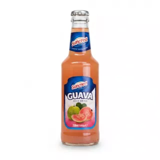Suncrest Guava Juice Drink 250ml bottle front with label