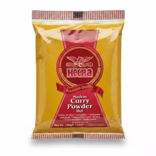Heera Madras Hot Curry Powder pack front view