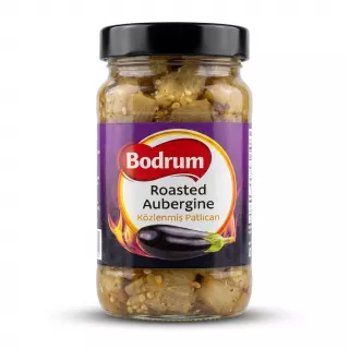 Enhanced Front view of Bodrum Roasted Aubergine jar 420g