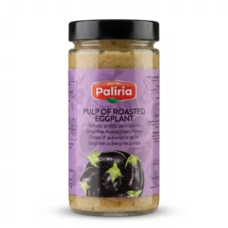 Enhanced Front of Paliria Pulp of Roasted Eggplant glass jar