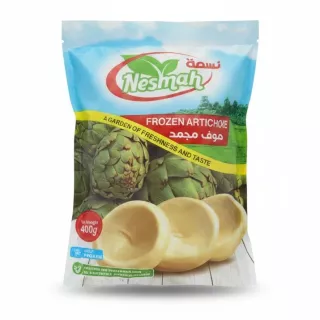 packaged frozen artichoke product showing brand and contents