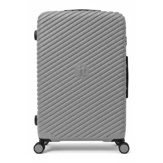 Grey IT Mega Strong hard shell suitcase front view