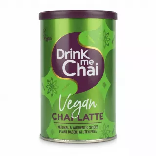 tin of Drink me Chai Vegan Chai Latte