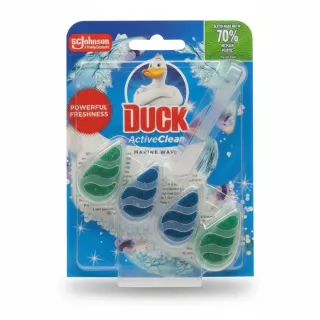 Duck Active Clean toilet cleaner packaging with marine wave scent