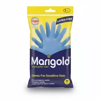 Marigold latex-free gloves for sensitive skin packaging front