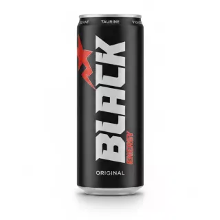 Black Energy Original Drink can front view