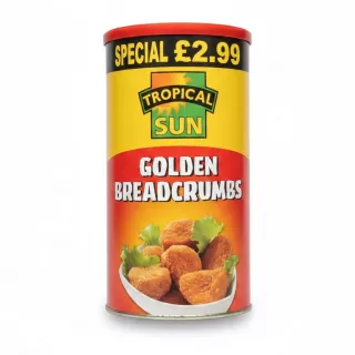 Tropical Sun Golden Breadcrumbs container front view showing product name and special price
