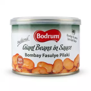 Enhanced Bodrum Giant Beans in Sauce 400g pack front view