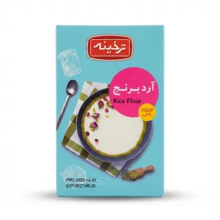 Enhanced Tarkhineh Rice Flour 200g front packaging in store