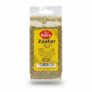 Packet of Sofra Green Zaatar thyme pastry topping