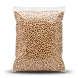 Enhanced Large clear bag of dried chick peas 5kg